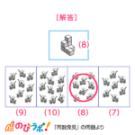 やってみよう「同数発見」の問題14-解答