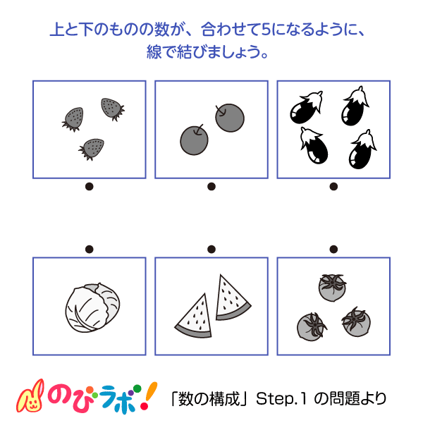 やってみよう「数の構成」の問題15