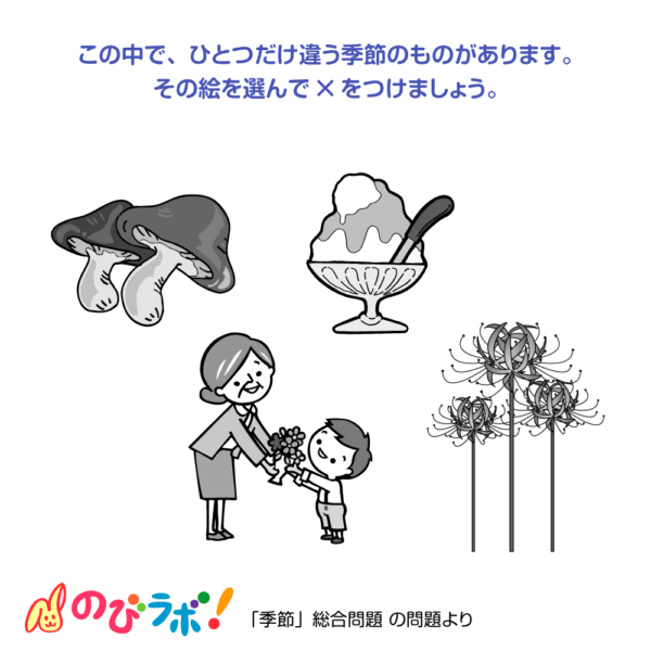 やってみよう「季節（総合問題）」の問題11