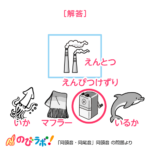 やってみよう「同頭音・同尾音」の問題17-解答