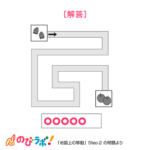 やってみよう「地図上の移動」の問題15-解答