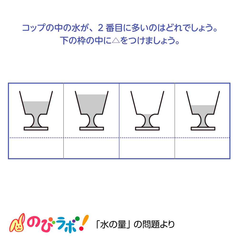 やってみよう「水の量」の問題14