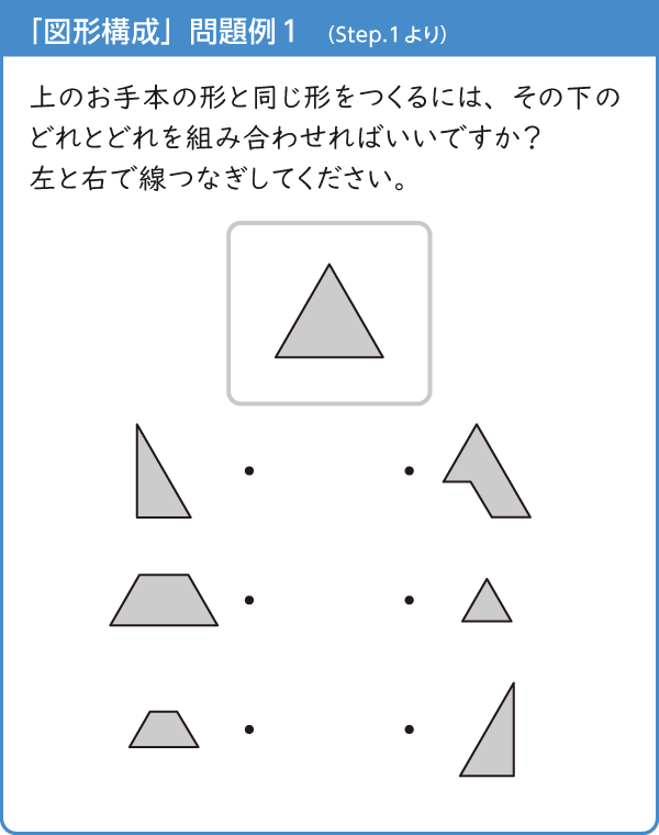 「図形構成」問題例1