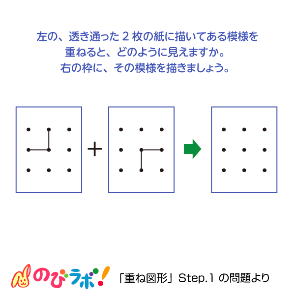 やってみよう「重ね図形」の問題16