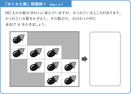 「かくれた数」問題例1　Step.1より