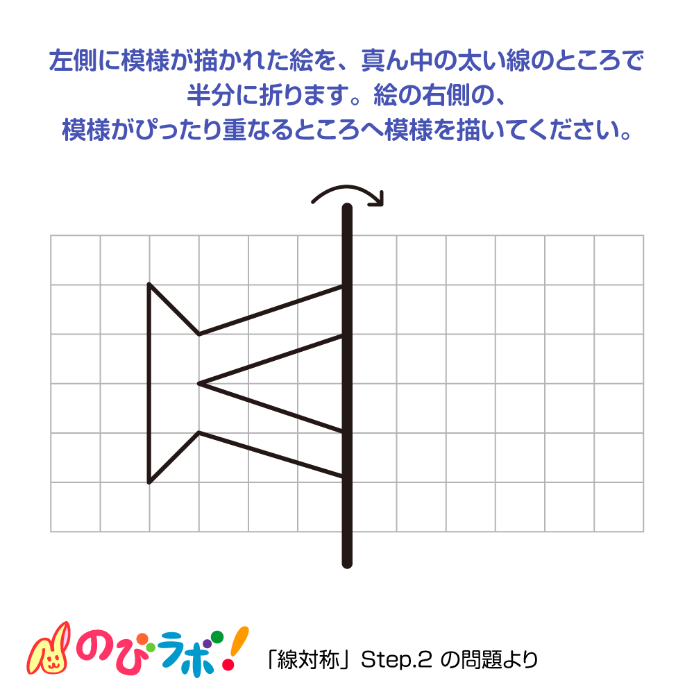 やってみよう「線対称」の問題6