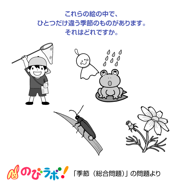 やってみよう「季節（総合問題）」の問題4