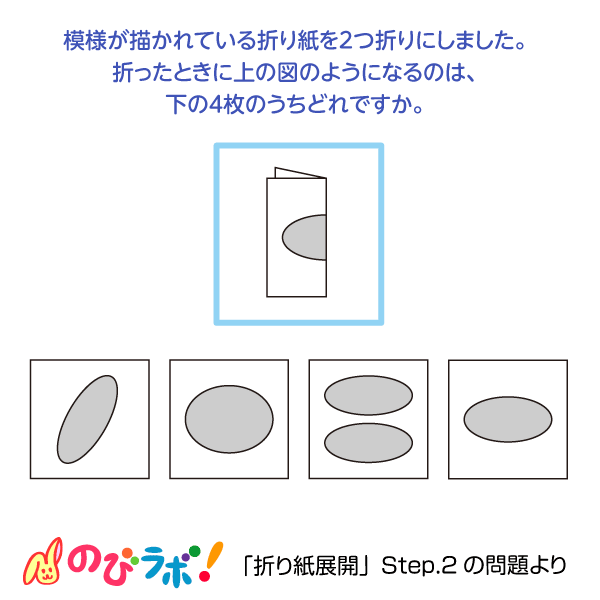 やってみよう「折り紙展開」の問題13