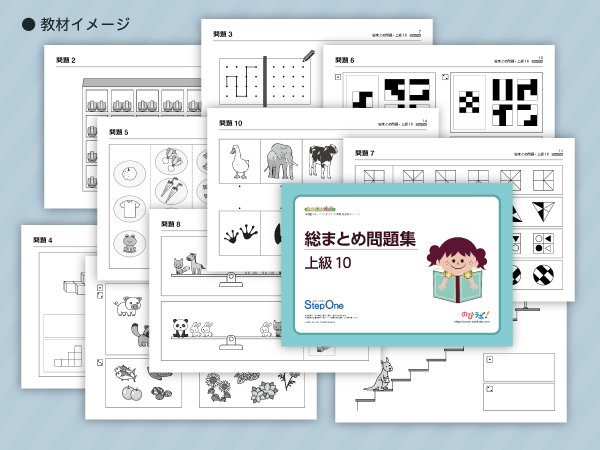 総まとめ問題集　上級10の教材イメージ