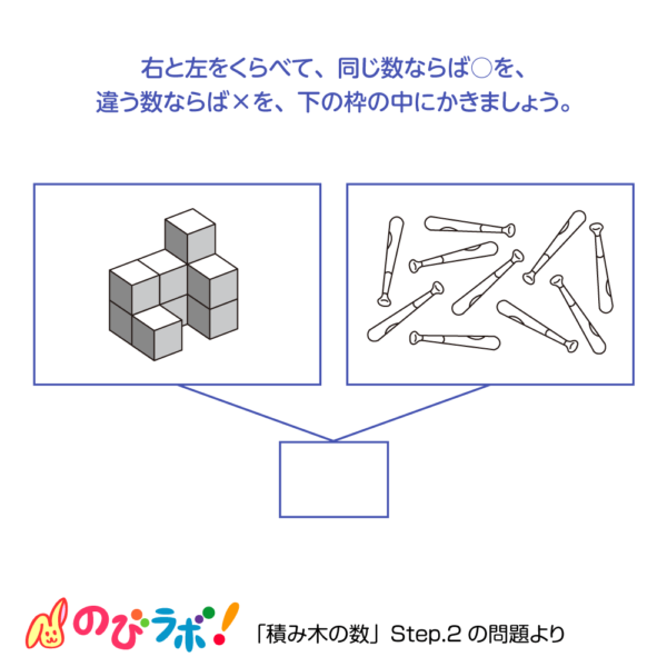 やってみよう「積み木の数」の問題20