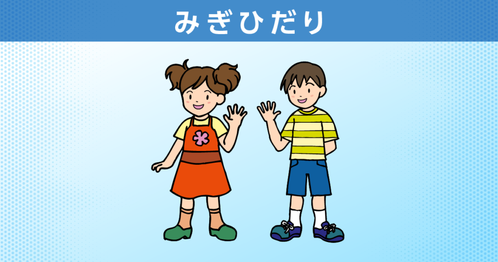 みぎひだり